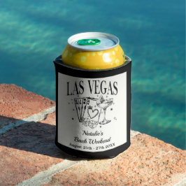 Porta-lata Festa de solteira de Las Vegas personalizada