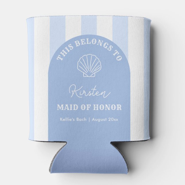 Porta-lata Festa de solteira de Nomes Individuais Costeiros C (Traseira)