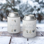 Porta-lata Festa de solteira Personalizada de resort de esqui<br><div class="desc">Comece a festa com essas bonitas latas que são fáceis de personalizar para sua festa de solteira, noite de folga, ou fim de semana das meninas! Design de resort de esqui de inverno apresenta delicadas ilustrações de aquarela de óculos de champanhe, esquiador, chapéu de inverno e cacau quente com inscrição...</div>