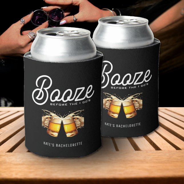Porta-lata Festa de Solteiro(a) Booze Before I Do's (Booze Before I Do's Bachelor Bachelorette Party Can Cooler
)