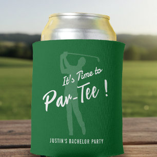 Porta-lata Festa de Solteiro de Golfe É Hora de Par-Tee