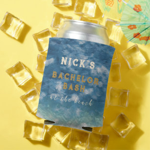 Porta-lata Festa de Solteiro   Solteiro Bash na praia