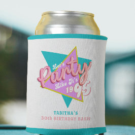 Porta-lata Festa dos anos 90 Como se fosse a aniversário de 3
