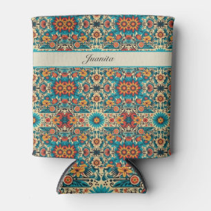 Porta-lata Fiesta Blooms, personalizável