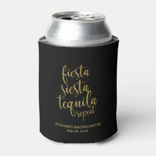 Porta-lata Fiesta Siesta Tequila Repete Glitter Bachelorette