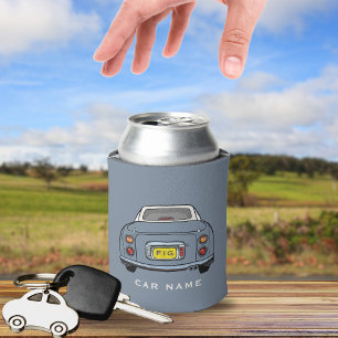 Porta-lata Figuras Lapis Cinza Figaro Car Name Can Cooler