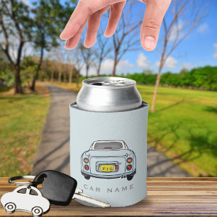 Porta-lata Figuras Pálidas Aqua Figaro Nome do Carro Pode Re