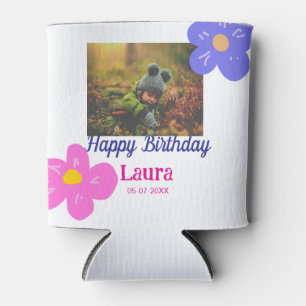 Porta-lata Filhos bebês primeiro aniversario adicionar nome d