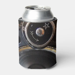 Porta-lata Filme de Lente Vintage com Fotografia de Câmera An