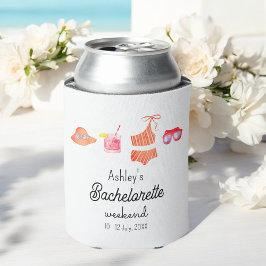 Porta-lata Fim de Semana de Praia para Despedida de Solteira 