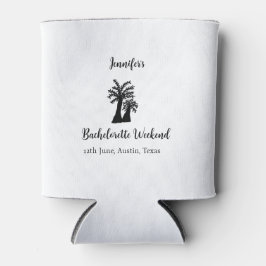 Porta-lata Fim de semana de solteira clube da árvore de coco 