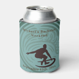 Porta-lata Fim de Semana do Surf de Solteiro Personalizado