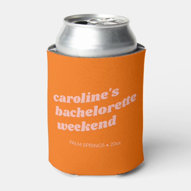 Porta-lata Fim de Semana Personalizado de Despedida de Soltei (Can Front)