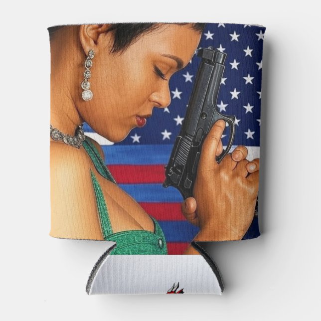 Porta-lata Fique alto e firme para a liberdade! (Frente)