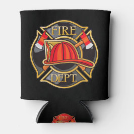 Porta-lata Fire Department Can Cooler - srf