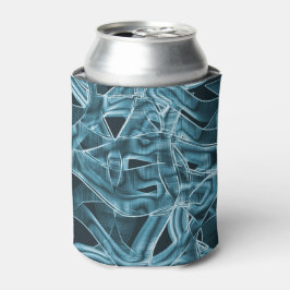Porta-lata Fita azul curvada, destacada pelo alivio, sobrepos