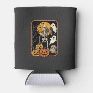 Porta-lata Fitness Halloween Esqueleto Fantasma Abóbora Trein