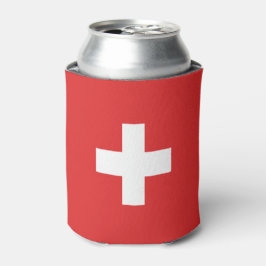 Porta-lata Flag of Switzerland Svizzera - Suíça Suisse -