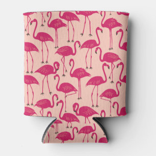 Porta-lata Flamingo Retrô   Sorvete Sunset à Beira da Piscina