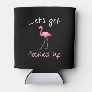 Porta-lata Flamingo - Vamos Ficar Bloqueados