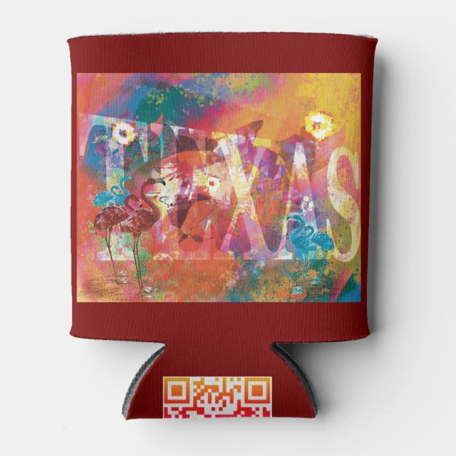 Porta-lata Flamingos Can Cooler (Frente)