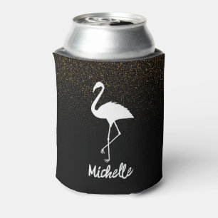 Porta-lata Flamingos Modernos e Tendências Personalizados