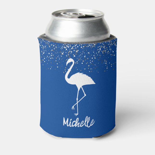 Porta-lata Flamingos Personalizados (Can Back)