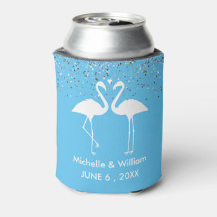 Porta-lata Flamingos Personalizados