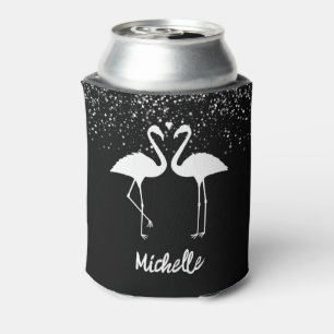Porta-lata Flamingos Personalizados