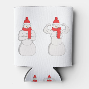 Porta-lata Flex Muscle Snowman