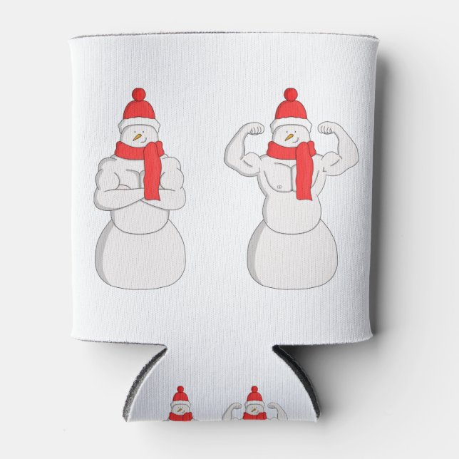 Porta-lata Flex Muscle Snowman (Frente)
