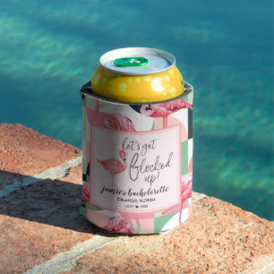 Porta-lata Flocked Up Despedida de Solteira Personalizada d