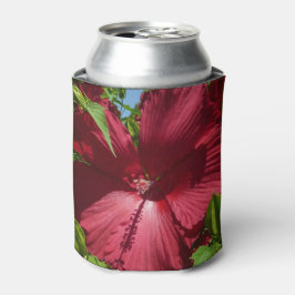 Porta-lata Flor de Hibisco e Céu Azul