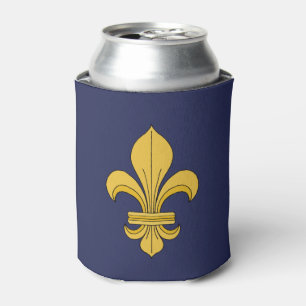 Porta-lata Flor de lis