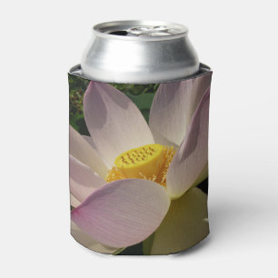 Porta-lata Flor de Lotus Cor Rosa III Verão Floral