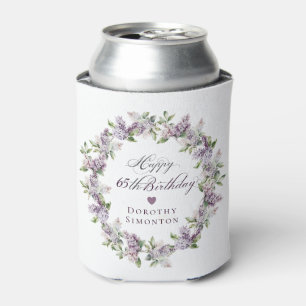 Porta-lata Flor de Primavera Lilac Roxo de Aniversário Person