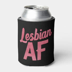 Porta-lata Flor Lesbiana AF Orgulho LGBT Parada do Amor Gay