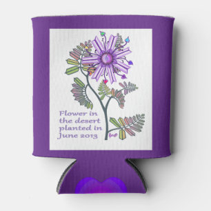 Porta-lata Flor no deserto pode arrefecer