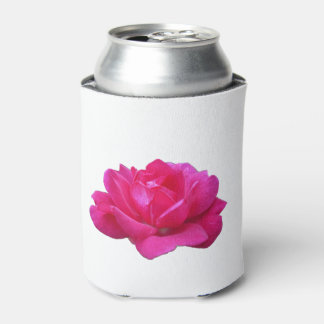 Porta-lata flor rosa-rosa-solteiro adorável