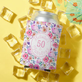 Porta-lata Floral 50 e Rosas Fabulosas Meninas Chamadas