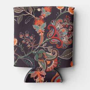 Porta-lata Floral Indiano Grande Natureza Sem Olhos