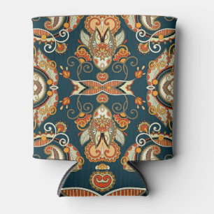 Porta-lata Floral Paisley Bandanna: Ornamento Tradicional