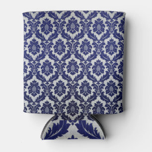Porta-lata Floral Suave: Design de Papel de Carteira Retroati