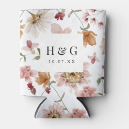 Porta-lata Floral Wedding