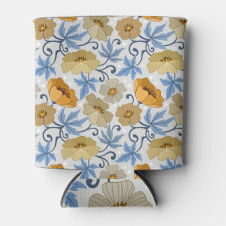 Porta-lata Flores Amarelas: Design de têxteis sem costura