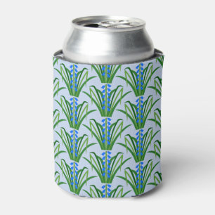 Porta-lata Flores Azul-Bebê Menino Padrão Primavera