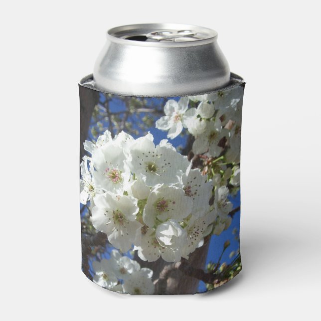 Porta-lata Flores Brancas Árvore Florindo na Primavera (Can Front)