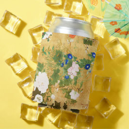 Porta-lata Flores das quatro estações, Saito Ippo, Arte Asiát