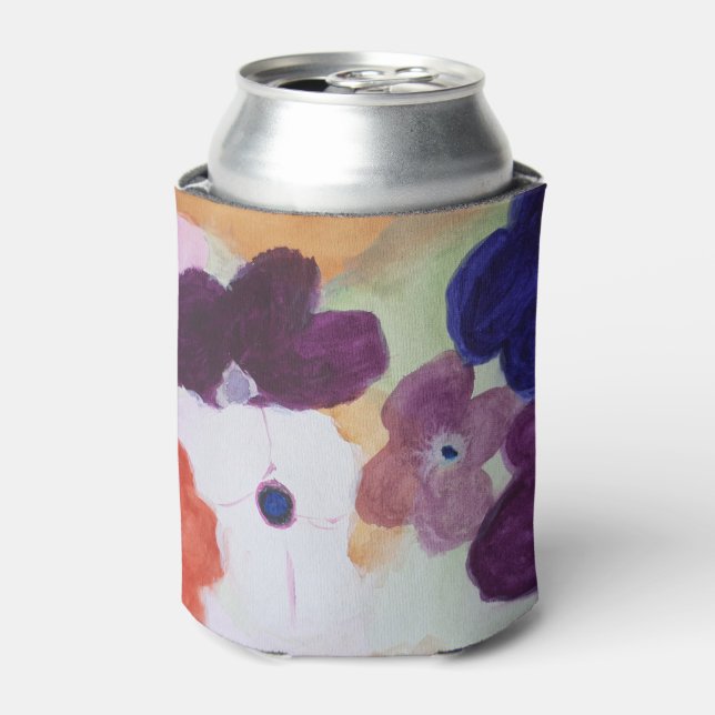 Porta-lata Flores de Anêmona da Primavera  (Can Front)