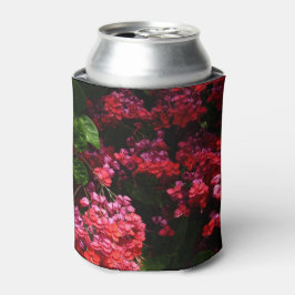 Porta-lata Flores de Pagode Colorido de Vermelho e Rosa